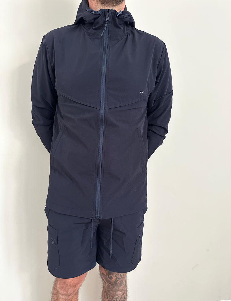 Navy Windbreaker