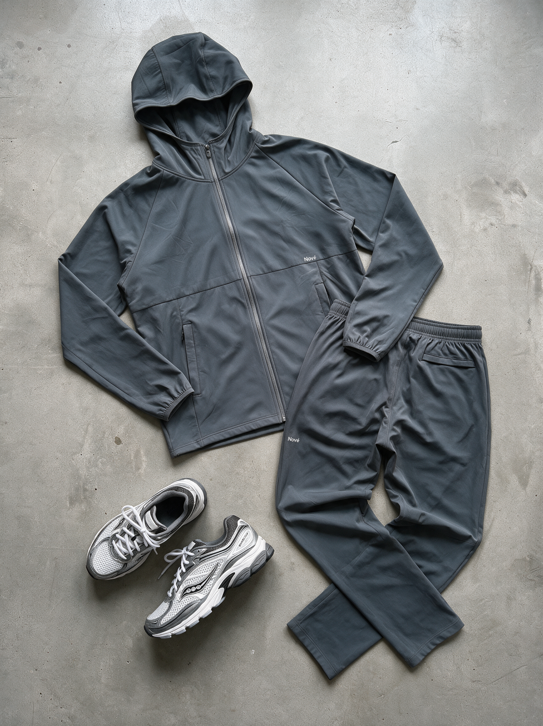 The Motion Set Jacket & Track Pants Steel Grey
